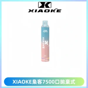 XIAOKE梟客7500Puffs跑馬燈拋棄式電子煙 可發光一次性